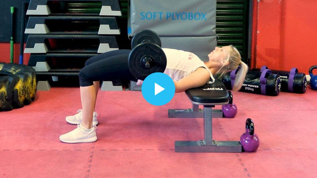 Elevated Weighted Glute Bridge